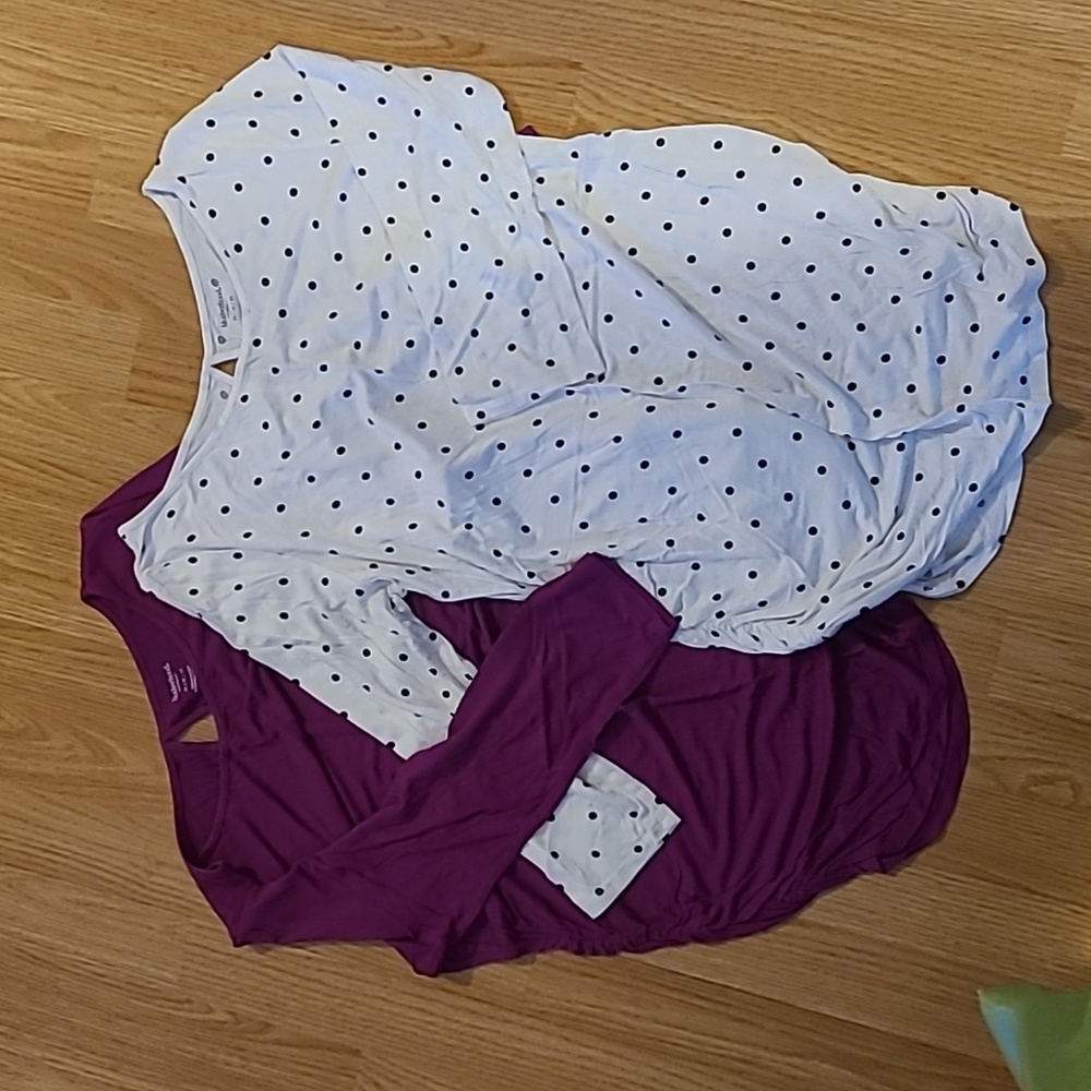 Motherhood Maternity Shirts size Medium 3/4 length sleeves